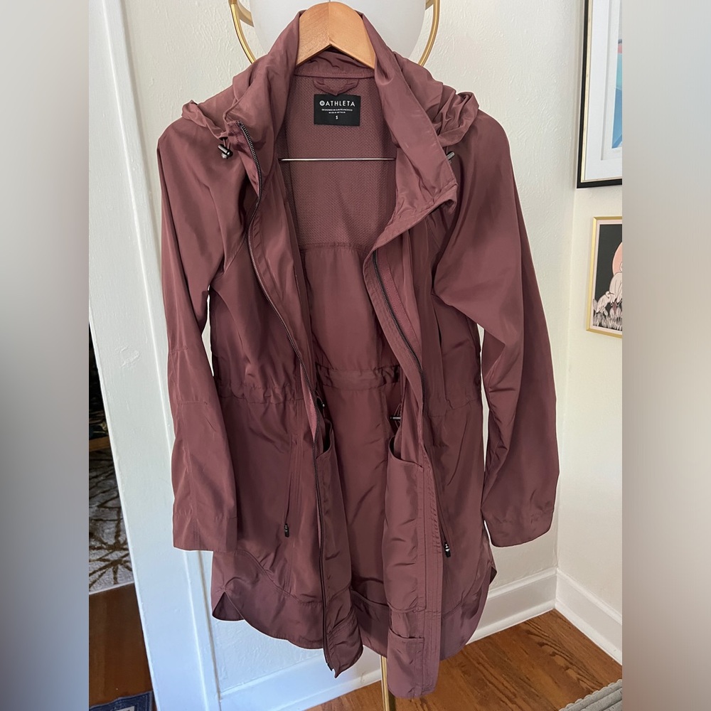 Athleta Women’s Drip Drop Jacket, Size S, Tawny Rose